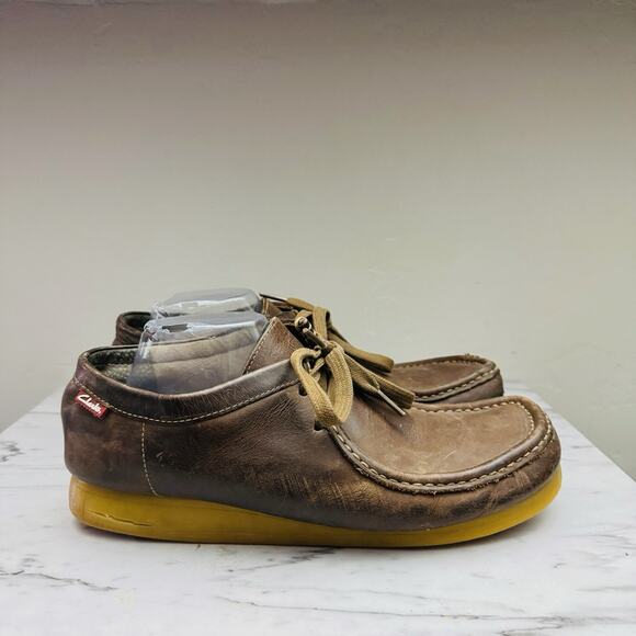 Clark’s Padmora Brown Leather Women’s Size 10 - Picture 4 of 9